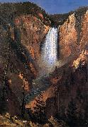 Albert Bierstadt Yellowstone Falls Spain oil painting artist